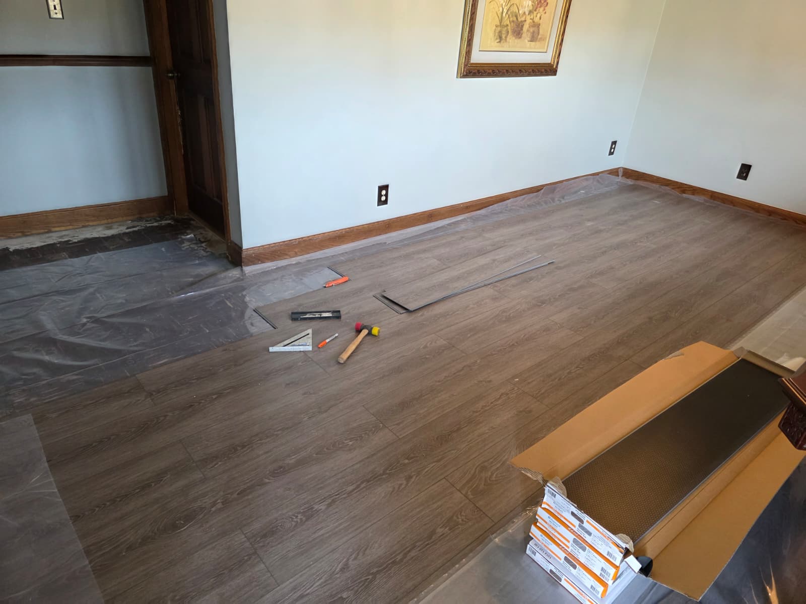 Complete Vinyl Flooring Installation - 3