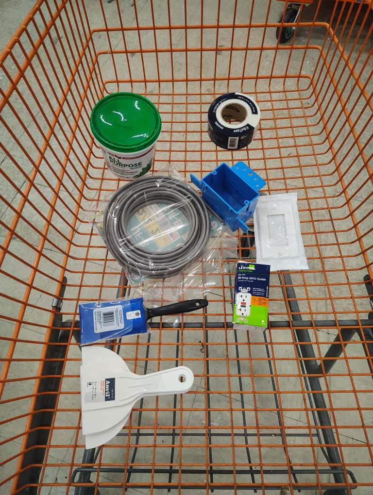 New Dedicated Outlet Installation for Kitchen