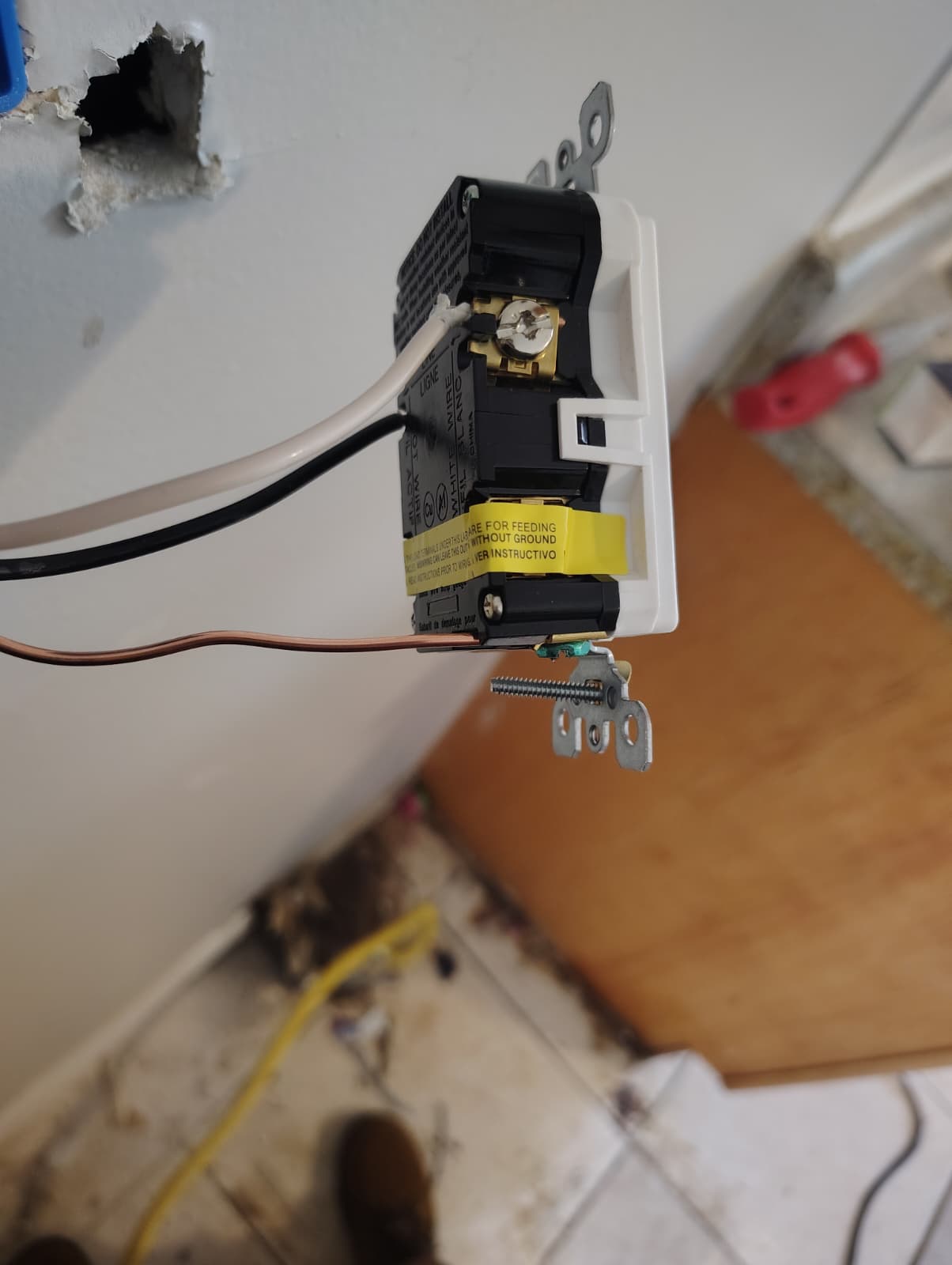 New Dedicated Outlet Installation for Kitchen - 2
